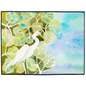 Snowy Egret and Sea Grapes Floor Mat