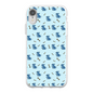 Simple Dog and Bone Pattern I Phone Case (Blue)