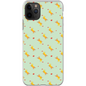 Playful Puppy  Pattern  iPhone Case (Green)