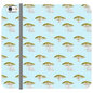 Elephant and Trees Pattern  iPhone Case (Blue)