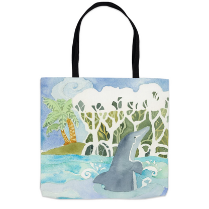 Dolphin Island Tote Bag