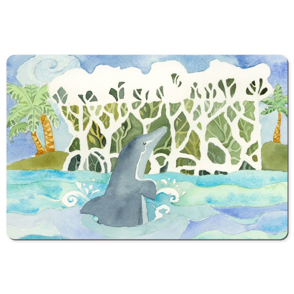 Dolphin Island Desk Mat