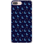 Simple Dog and Bone Pattern I Phone Case (Dark Blue)