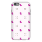 Simple Dog and Bone Pattern I Phone Case (Pink)