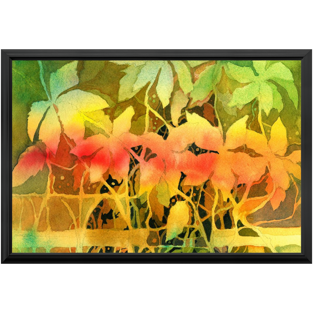 Autumn Woodvine Framed Print