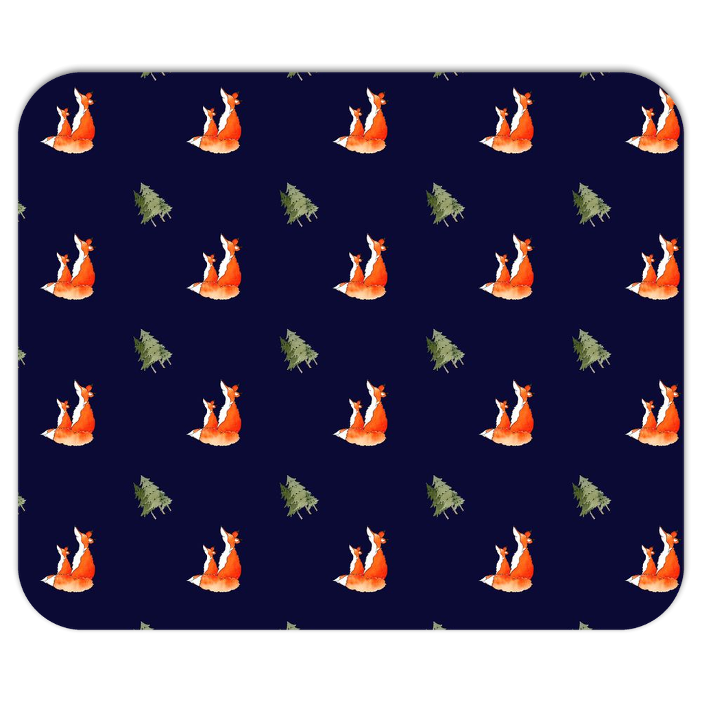 Foxes and Trees Mousepad