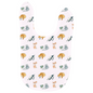 Cats Pattern Baby Bib (White)