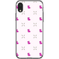 Simple Dog and Bone Pattern I Phone Case (Pink)