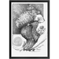 The Flower Lady with Basket Framed Print