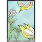 Yarrow and Yellow Birds Framed Print