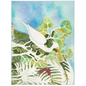 Snowy Egret and Gecko Minky Blanket