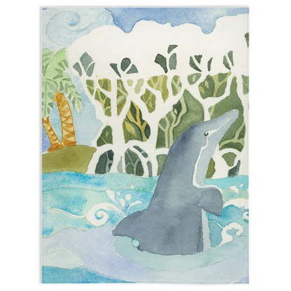 Dolphin Island Minky Blanket