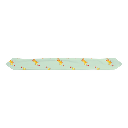 Playful Puppy Pattern Infant Headband (Green)