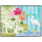 Snowy Egret Floor Mat