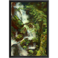 Forest Waterfall Framed Print