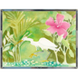 Snowy Egret Hunting Acrylic Tray