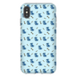 Simple Dog and Bone Pattern I Phone Case (Blue)