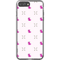 Simple Dog and Bone Pattern I Phone Case (Pink)