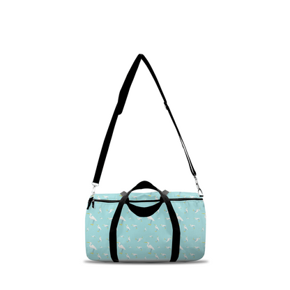 Snowy Egret Pattern Duffle Bag