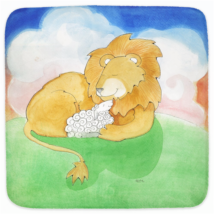 Lions and Lambs Hooded Baby Towel