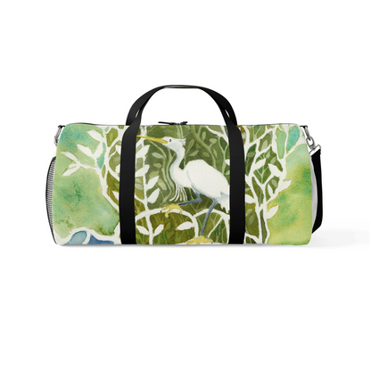 Snowy Egret Mangrove Duffle Bag