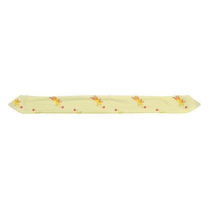 Playful Puppy Pattern Infant Headband (Yellow)