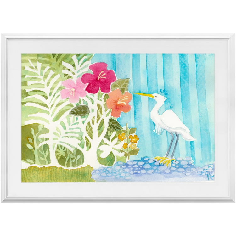 Snowy Egret Framed Print