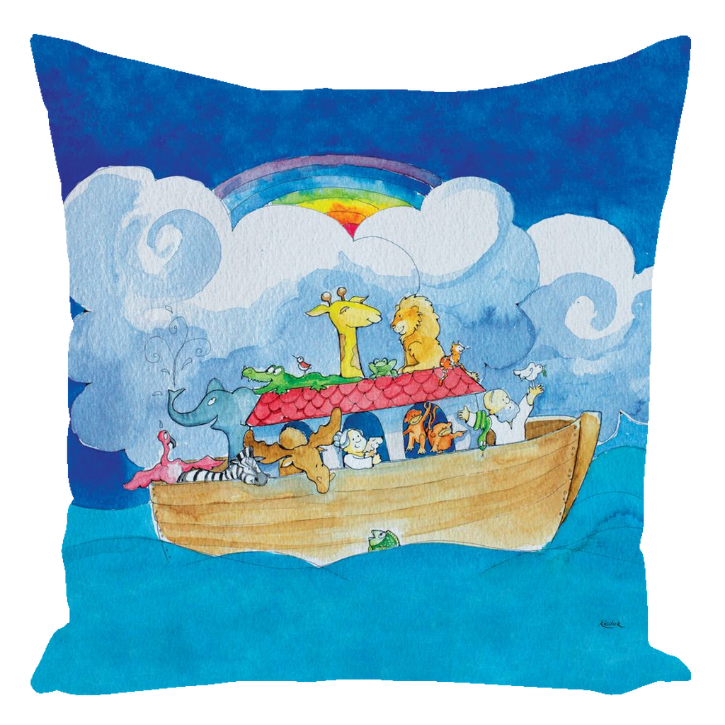 Noah's Ark Throw Pillow