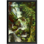 Forest Waterfall Framed Print