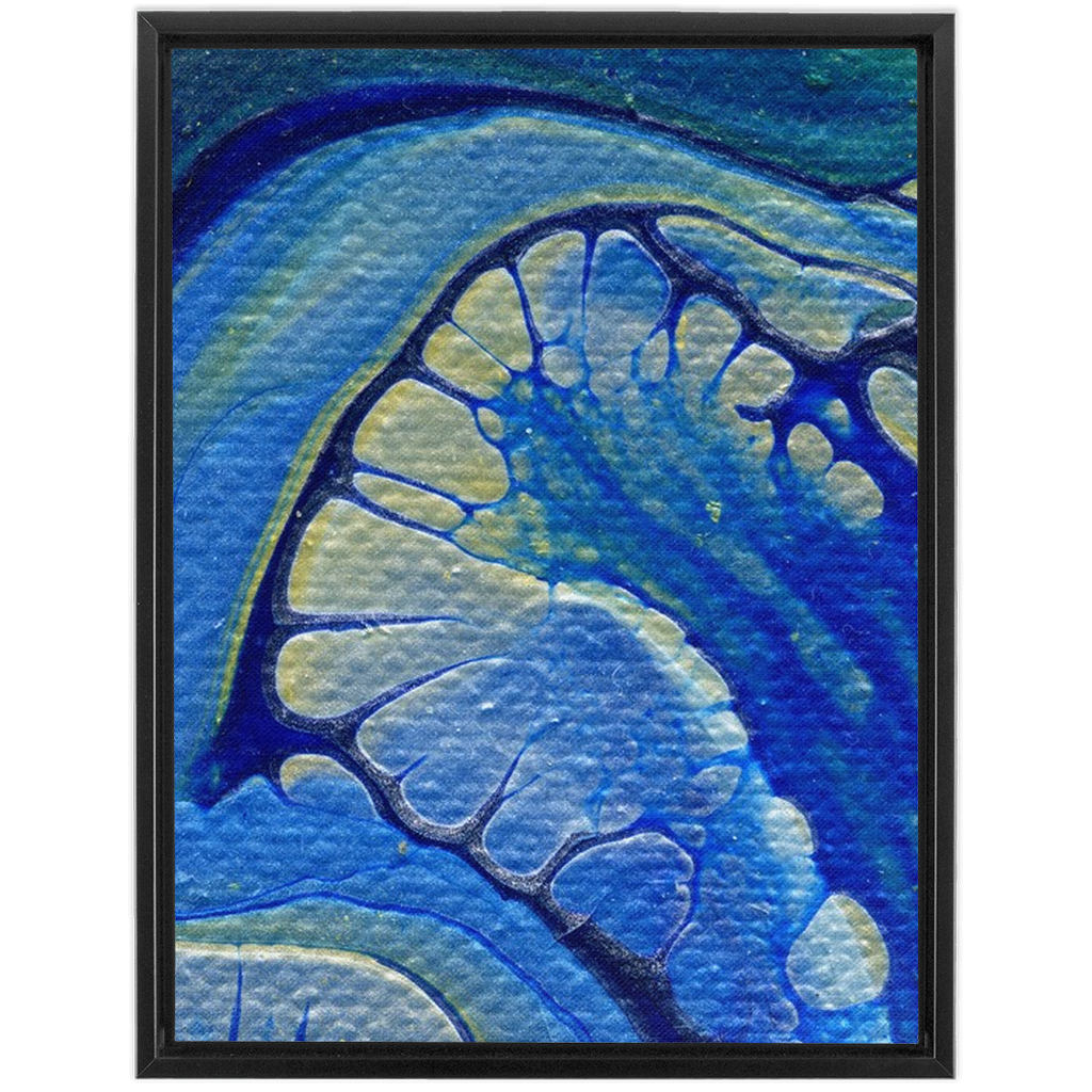 Ice Fow Framed Traditional Stretched Canvas