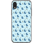 Simple Dog and Bone Pattern I Phone Case (Blue)