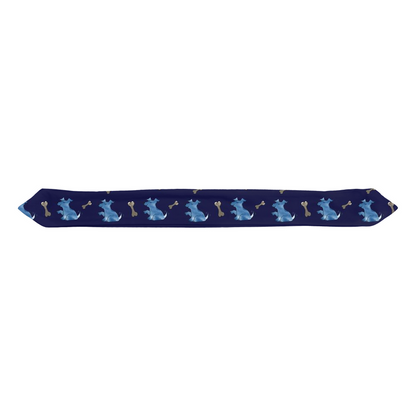 Simple Dog and Bone Pattern Infant Headband (Dark Blue)