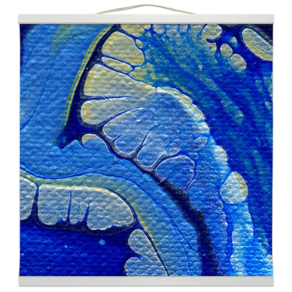 Ice Flow Hanging Canvas Print