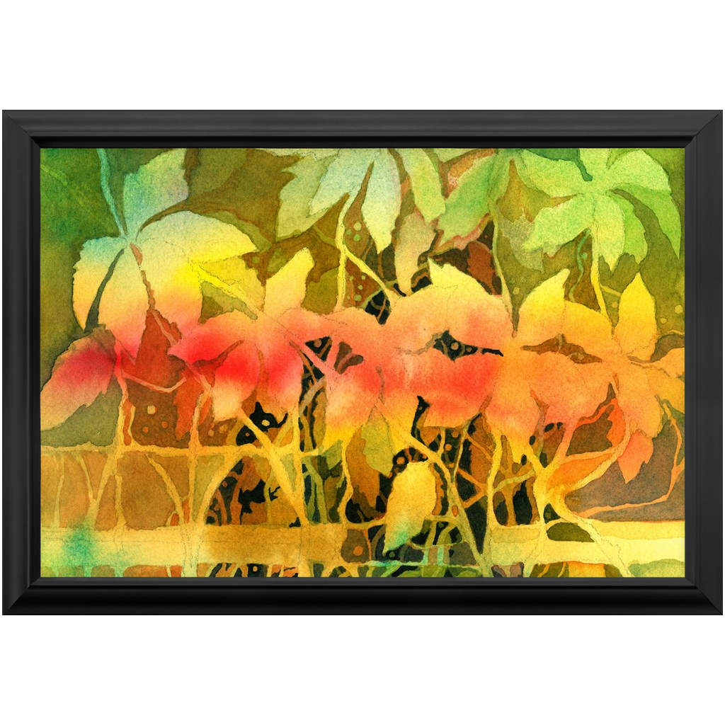 Autumn Woodvine Framed Print