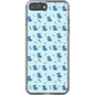 Simple Dog and Bone Pattern I Phone Case (Blue)