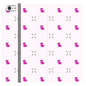 Simple Dog and Bone Pattern I Phone Case (Pink)