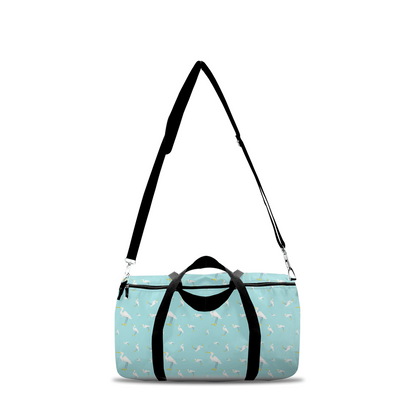 Snowy Egret Pattern Duffle Bag