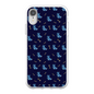 Simple Dog and Bone Pattern I Phone Case (Dark Blue)