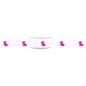 Simple Dog and Bone Pet Bowl (Pink)