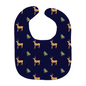 Deer and Trees Baby Bib