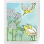 Yarrow and Yellow Birds Framed Print