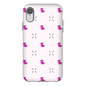 Simple Dog and Bone Pattern I Phone Case (Pink)