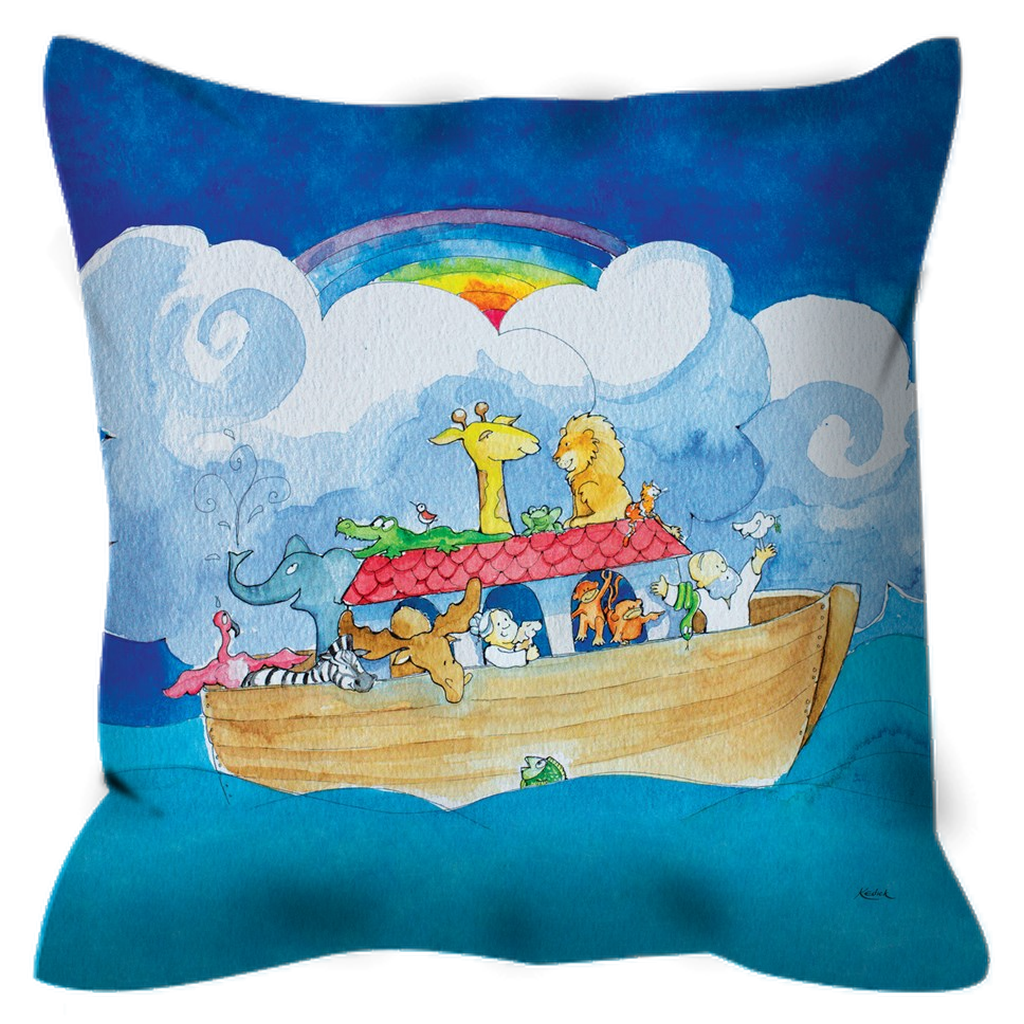 Noah's Ark Outdoor Pillow