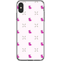 Simple Dog and Bone Pattern I Phone Case (Pink)