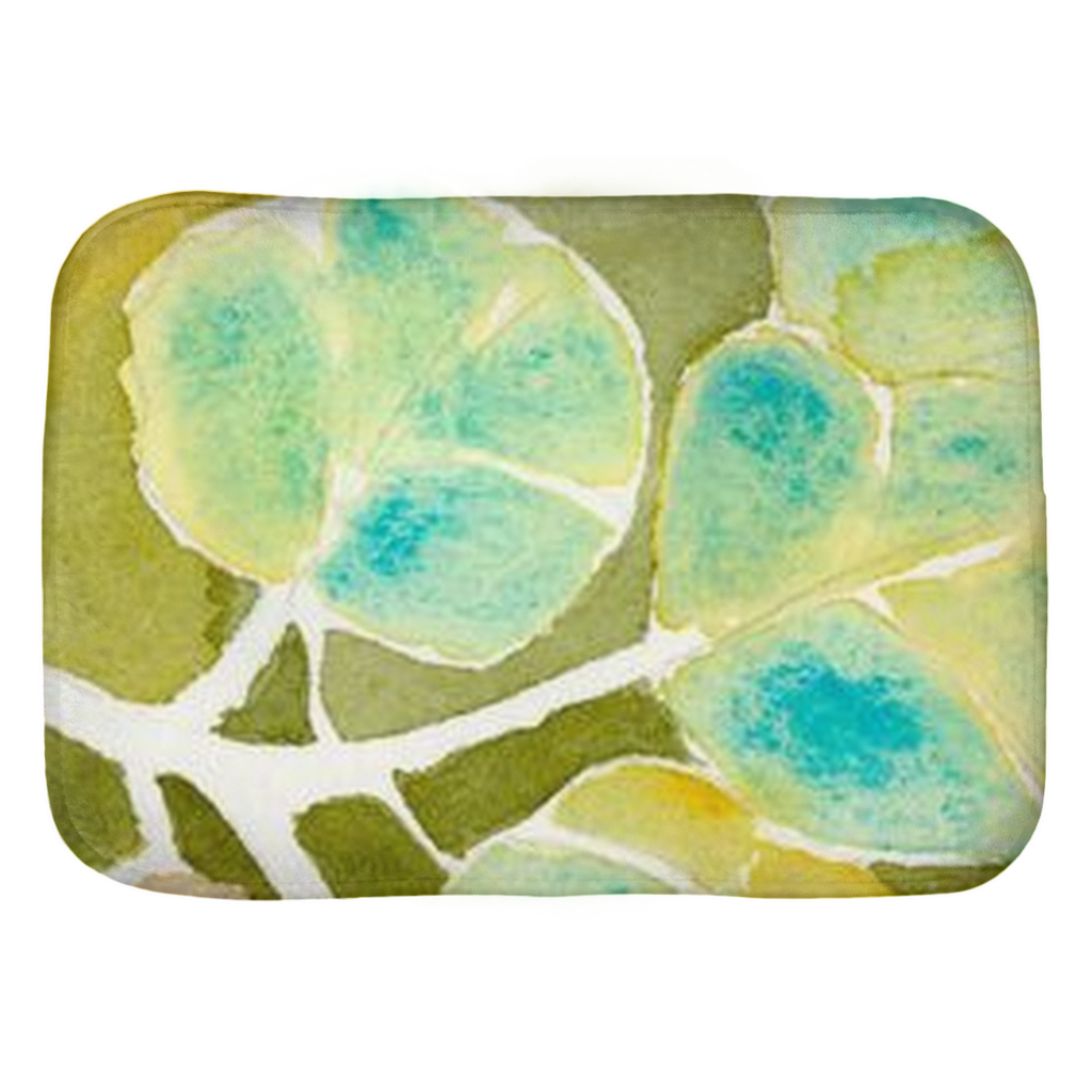 Snowy Egret and Sea Grapes Complimentary Bath Mat