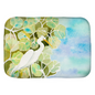 Snowy Egret and Sea Grapes Bath Mat