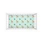 Deer and Trees  Pattern Crib Sheet (green)