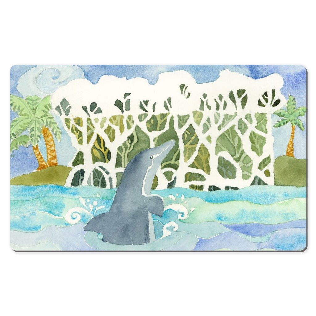 Dolphin Island Desk Mat