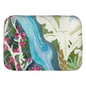 Snowy Egret Waterfall Complimentary Bath Mat