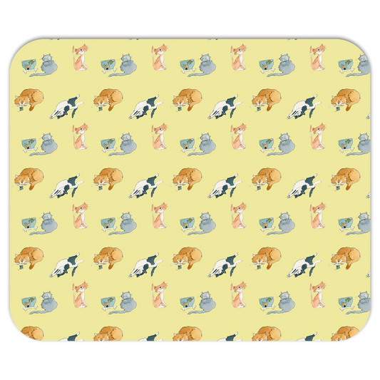 Cats Mousepad (yellow)